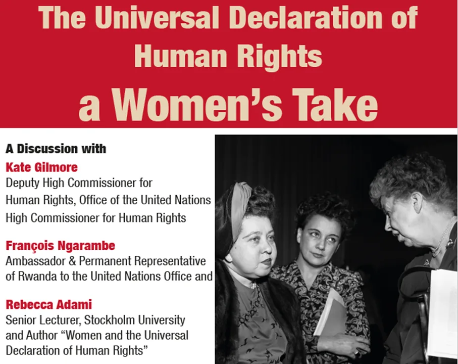 The Universal Declaration of Human Rights: a Women's Take