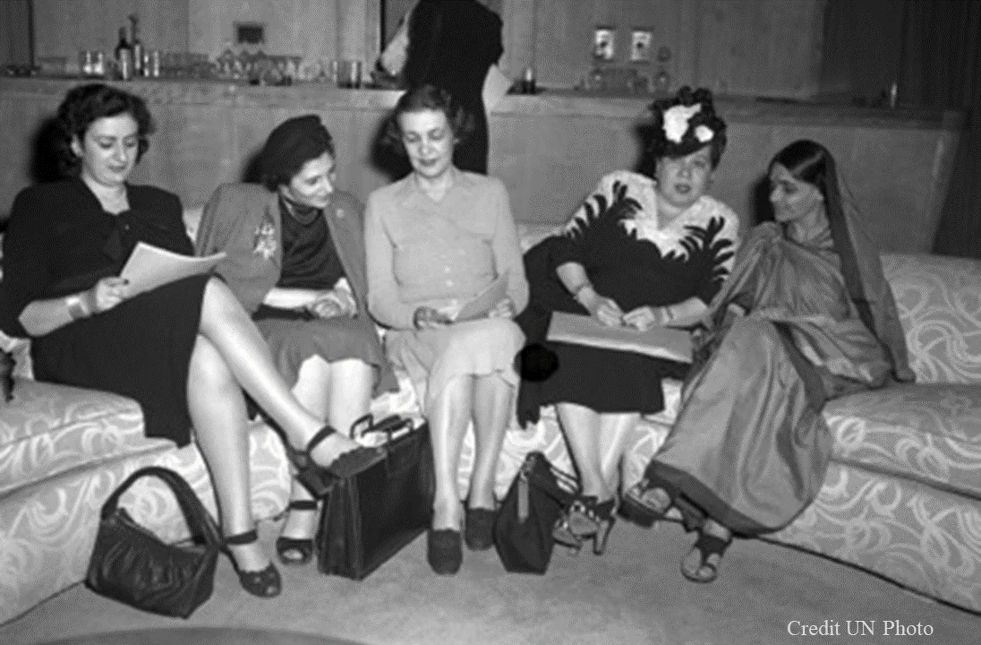 Women delegates of the UN Sub-Commission